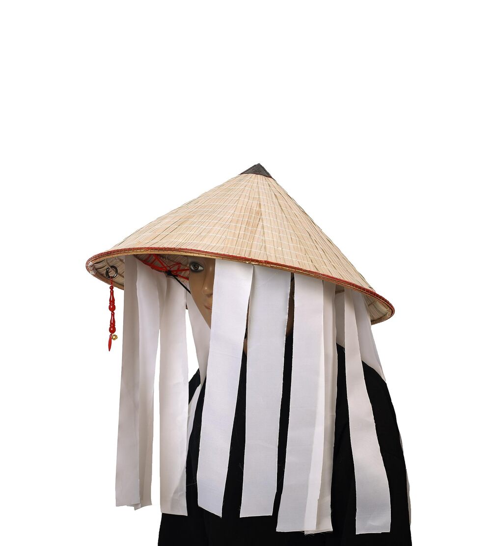 4789 Japanese Swordsman Samurai Anime Cosplay White Hat